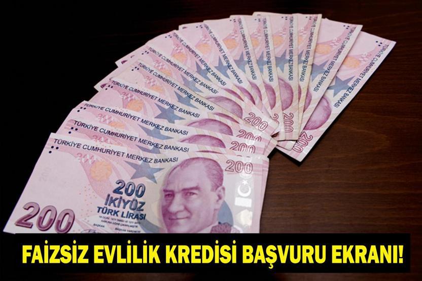 FAİZSİZ EVLİLİK KREDİSİ 2026 BAŞVURU E-DEVLET EKRANI: Evlilik Kredisi e-Devlet Başvurusu Nasıl Yapılır 2 Yıl Geri Ödemesiz Evlilik Kredisi Kimlere Veriliyor