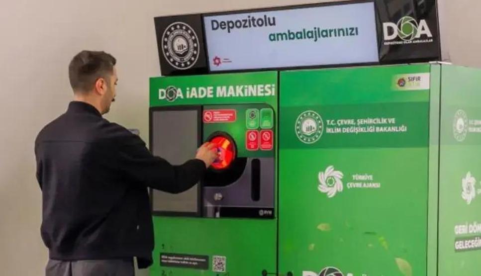 DOA GERİ DÖNÜŞÜM NEDİR, NASIL ÇALIŞIR DOA İade Makinesi Nerelerde Var Depozito İade Sistemi Nasıl Çalışıyor 81 İlde Kullanıma Açıldı