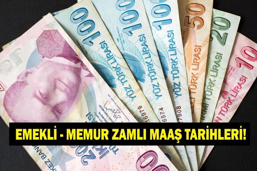 MEMUR VE EMEKLİ ZAMLI MAAŞ ÖDEME TARİHLERİ: Memurların 14 Günlük Zam Farkları Ne Zaman Yatacak Zamlı Emekli Maaşı Ne Zaman Yatacak Memur ve 4A, 4B ve 4C Zamlı Maaş Ödeme Tarihleri...