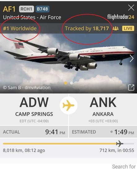 Kodi që mahniti mijëra shikues para Samitit të NATO-s: AF1