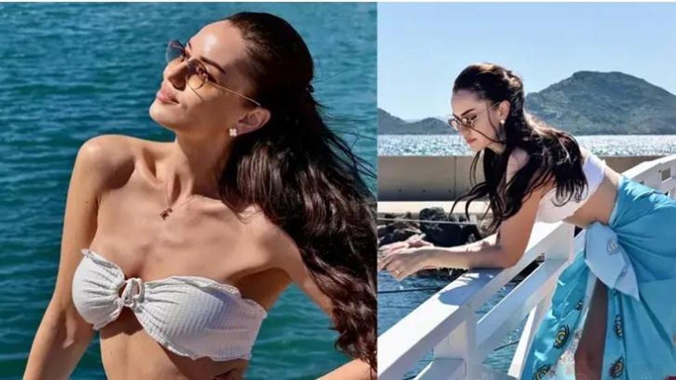 Özçivit Ailesi tatilde Fahriye Evcen’den mutluluk dolu aile pozları