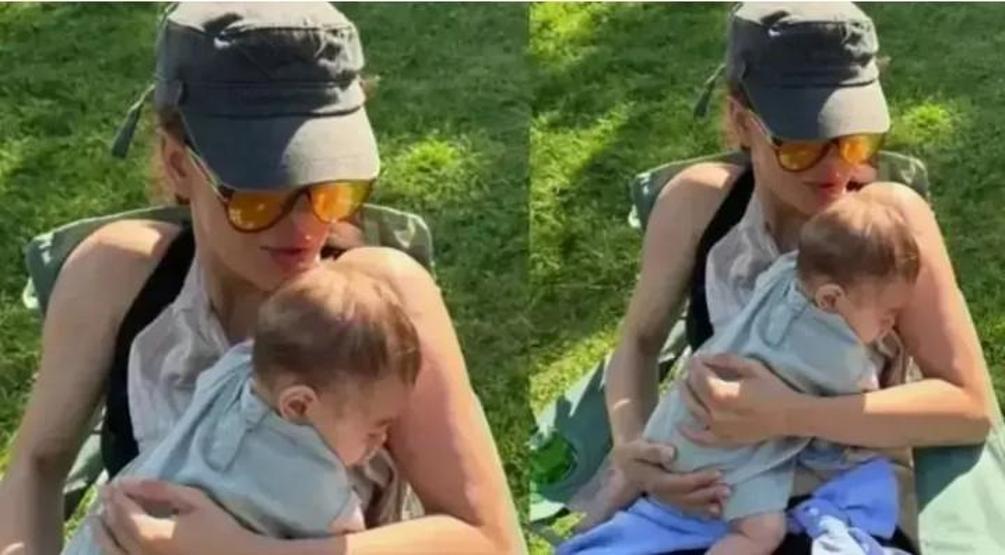 İlk kez anne olmuştu Bestemsu Özdemir oğlu Sarp Marco’nun yeni fotoğrafını paylaştı