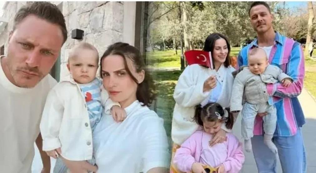 Burak Çelik ve Ece Çelik’ten mutluluk pozu Oğulları Aslan’ın son hali dikkat çekti