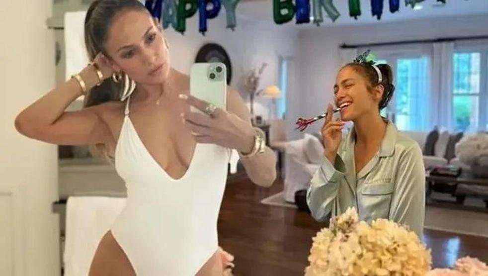 Jennifer Lopezin gençlik sırrı Latin güzeli fit görünümü ile yıllara meydan okuyor Kim der 56 yaşında