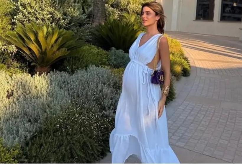 Nazlı Sabancı ikinci bebeği için gün sayıyor Karnı burnunda pozlarına beğeni yağdı