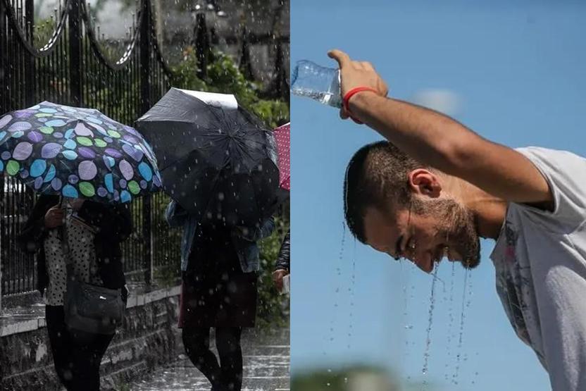 DİKKAT Meteoroloji uyardı: Bir tarafta sağanak, bir tarafta sıcak alarmı
