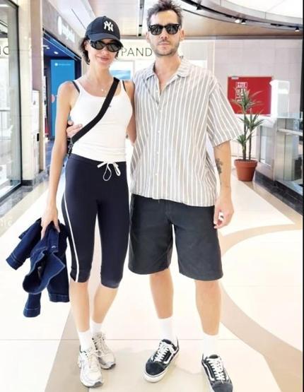 Dilan Çiçek Deniz ile Birkan Nasuhoğlu ilk kez birlikte görüntülendi Tatilden geldik, mutluyuz