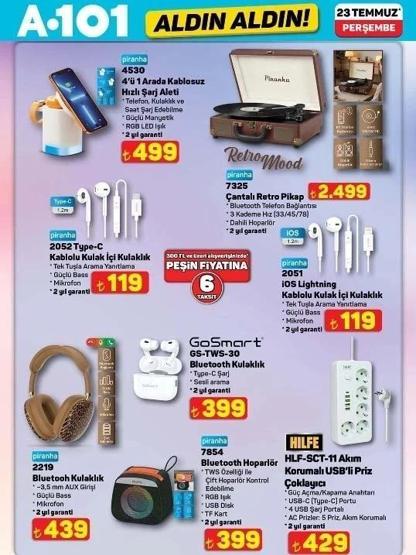 A101 AKTÜEL ÜRÜNLER KATALOĞU: 23 Temmuz A101 aktüel ürünler kataloğunda neler var İşte A101 aktüel ürünler kataloğu listesi