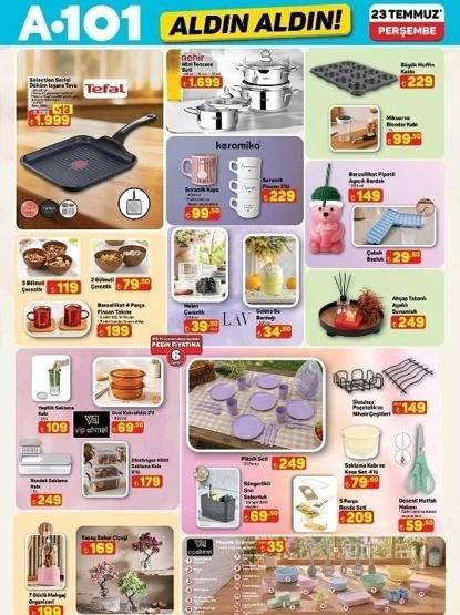 A101 AKTÜEL ÜRÜNLER KATALOĞU: 23 Temmuz A101 aktüel ürünler kataloğunda neler var İşte A101 aktüel ürünler kataloğu listesi