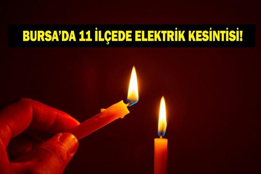 21 TEMMUZ BURSA ELEKTRİK KESİNTİSİ: Hangi İlçelerde Elektrikler Kesilecek Bugün Bursada Elektrikler Ne Zaman Gelecek UEDAŞ Duyurdu
