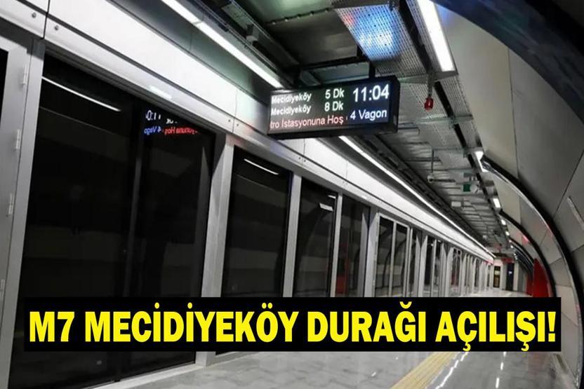 M7 METROSU MECİDİYEKÖY DURAĞI NE ZAMAN AÇILACAK M7 Yıldız Mahmutbey Metrosu Mecidiyeköy Durağı Ne Zaman Açılacak İBBden Açıklama Geldi