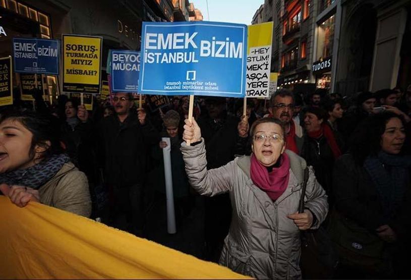 Emek Sineması protestosunda gerginlik