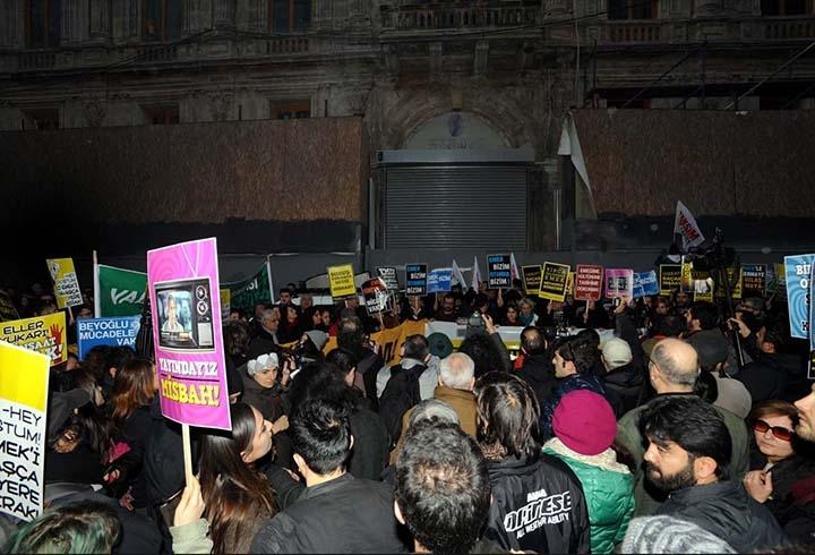 Emek Sineması protestosunda gerginlik