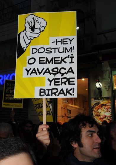 Emek Sineması protestosunda gerginlik