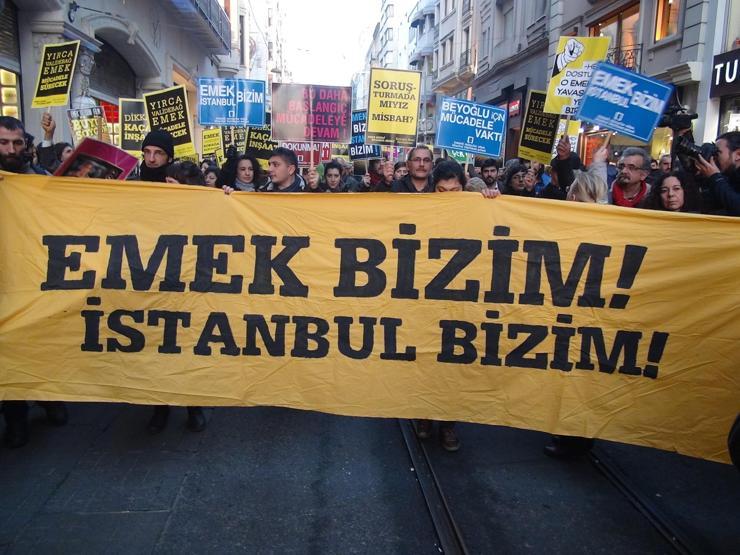 Emek Sineması protestosunda gerginlik