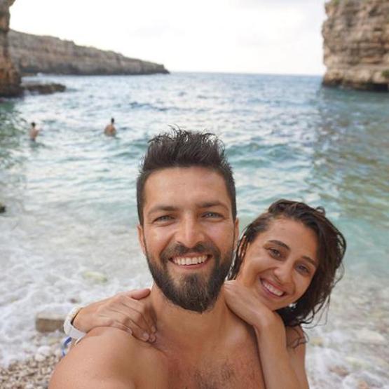 İlker Kızmaz eşi ile tatilde