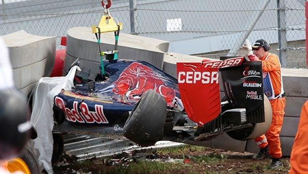 F1 Rusya antrenman turlarında korkunç kaza