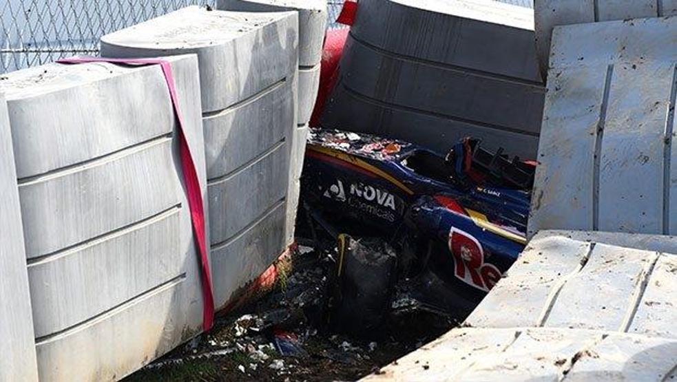 F1 Rusya antrenman turlarında korkunç kaza