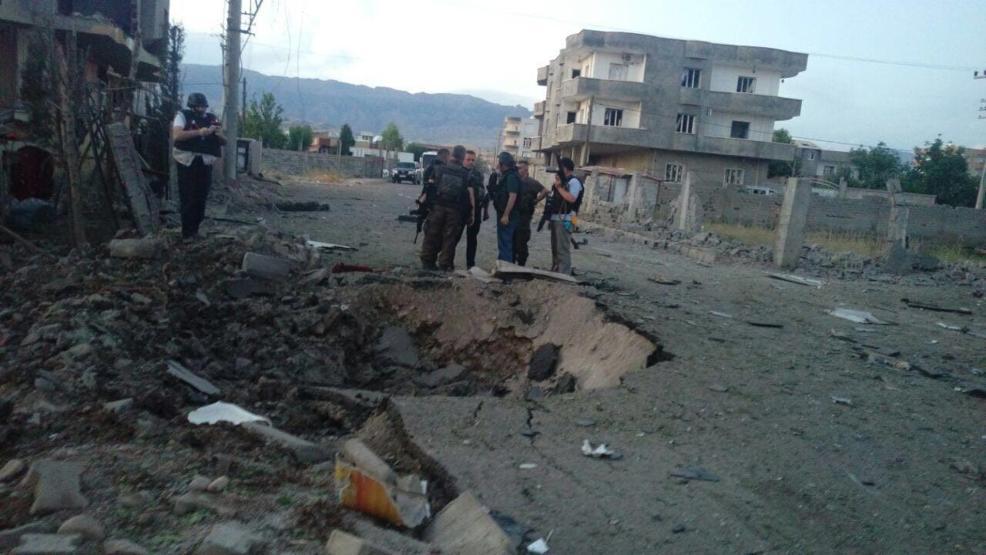 Silopideki patlamanın yarattığı tahribat, sabah ortaya çıktı