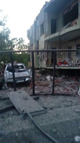 Silopideki patlamanın yarattığı tahribat, sabah ortaya çıktı