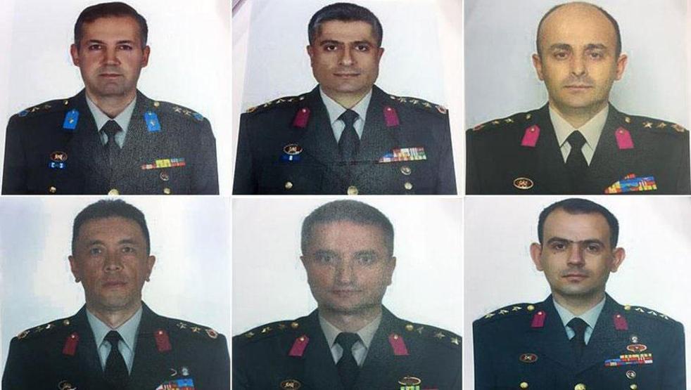Firari komutanların fotoğrafları basına dağıtıldı