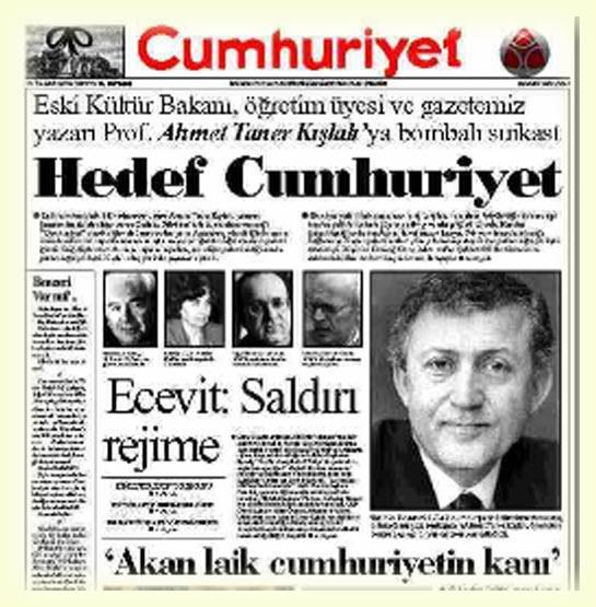 Türkiyeyi sarsan suikastlar