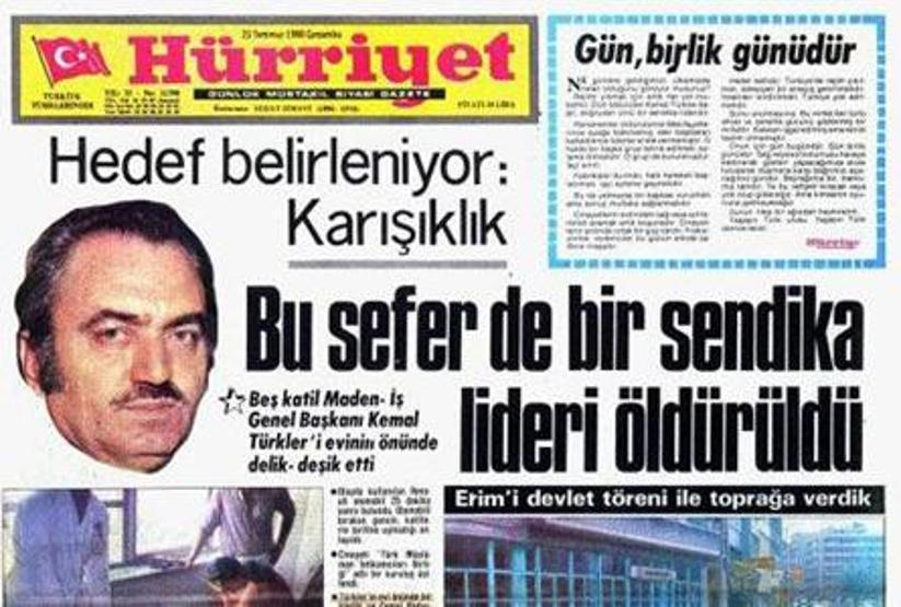 Türkiyeyi sarsan suikastlar