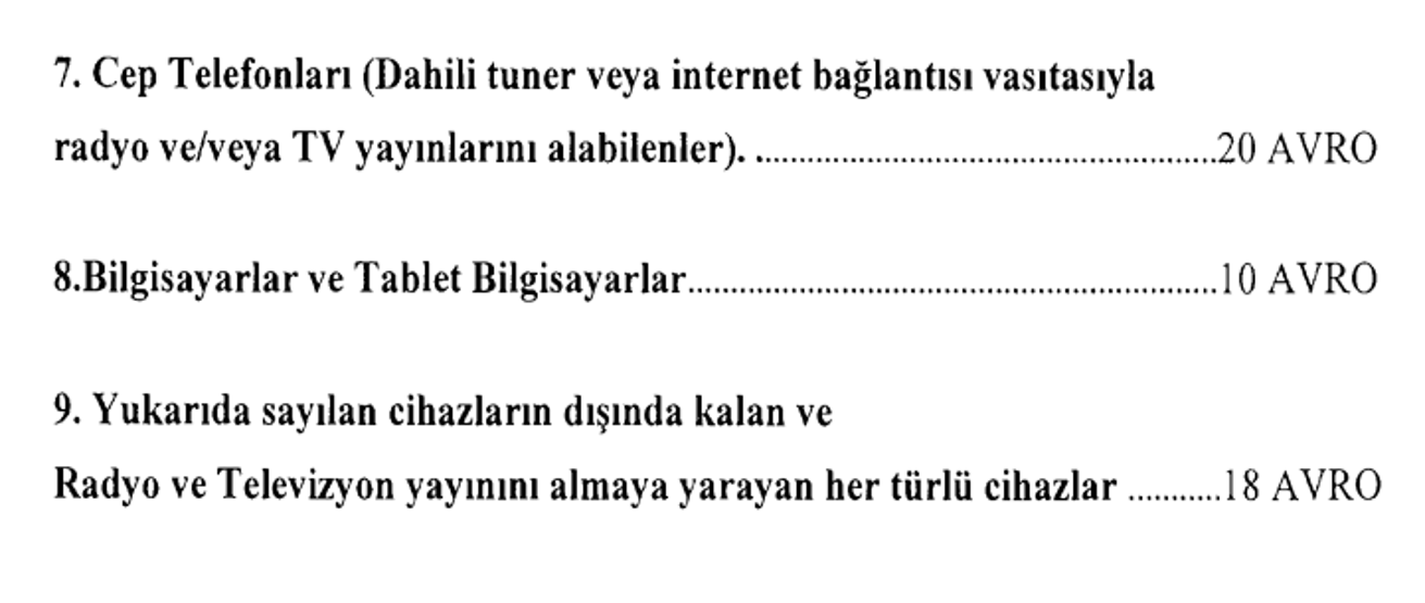 Elektronik cihazlar için 2017 yılı bandrol ücretleri belirlendi
