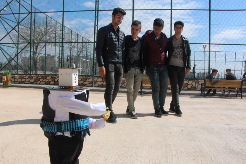 Urfalı öğrenci robot yaptı