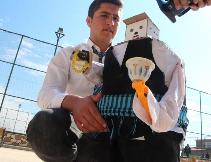 Urfalı öğrenci robot yaptı