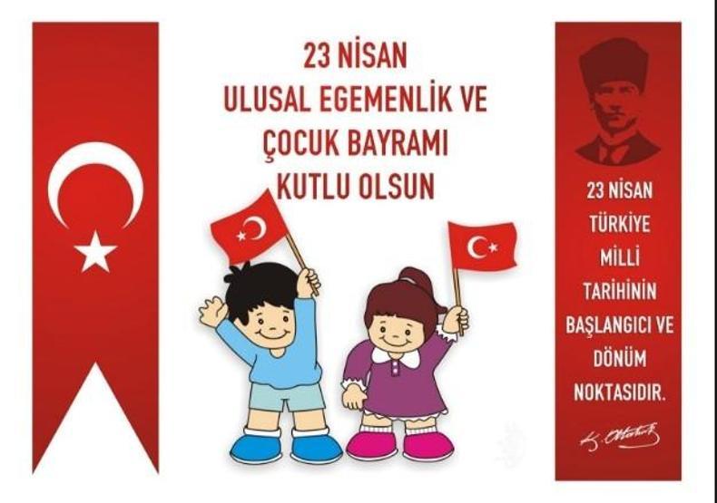 23 Nisan resimli mesajları, sözleri ve resimleri sosyal medyada paylaşılmaya başlandı