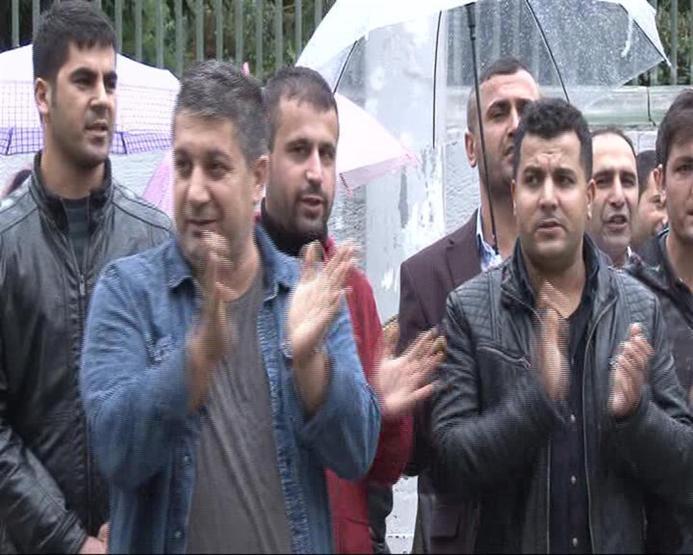 Taksimde Adıyamanlı tütüncülerden eylem