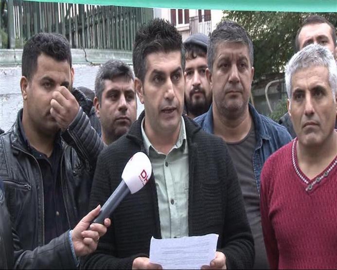 Taksimde Adıyamanlı tütüncülerden eylem