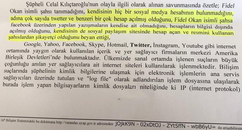 Celal Kılıçdaroğlu: Beni kandıranlardan şikayetçiyim
