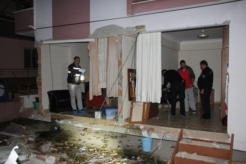 Uçan balon bomba gibi patladı