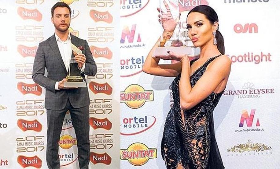 Sinan Akçıl ve Otilia’nın ödül heyecanı