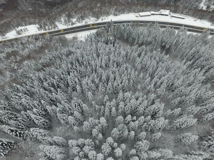 Kar, Bolu ve Gölcükü bembeyaz bir cennete çevirdi