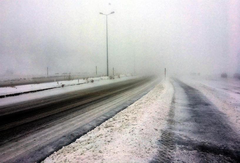 Erciyes Dağında gece sıcaklık eksi 17 derece oldu