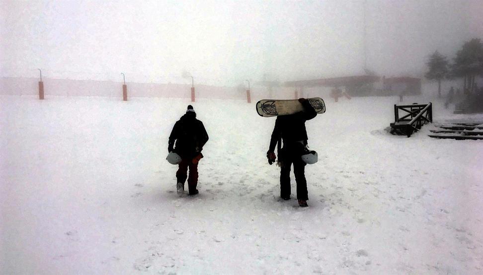 Erciyes Dağında gece sıcaklık eksi 17 derece oldu