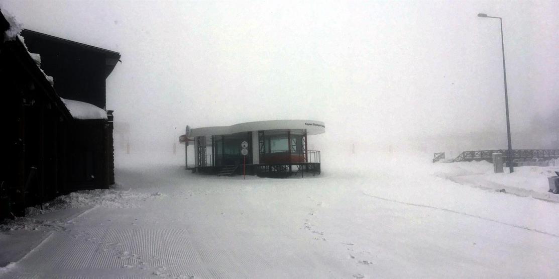 Erciyes Dağında gece sıcaklık eksi 17 derece oldu