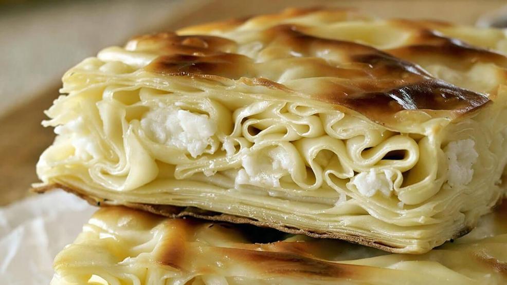 Сырный пирог из теста фило. Ачма Грузинская ленивая. Хачапури ачма. Бёрек Карачаевский