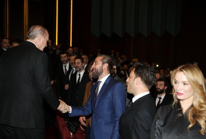 Cumhurbaşkanı Erdoğan Kut-ül Amare dizisinin tanıtım gecesinde