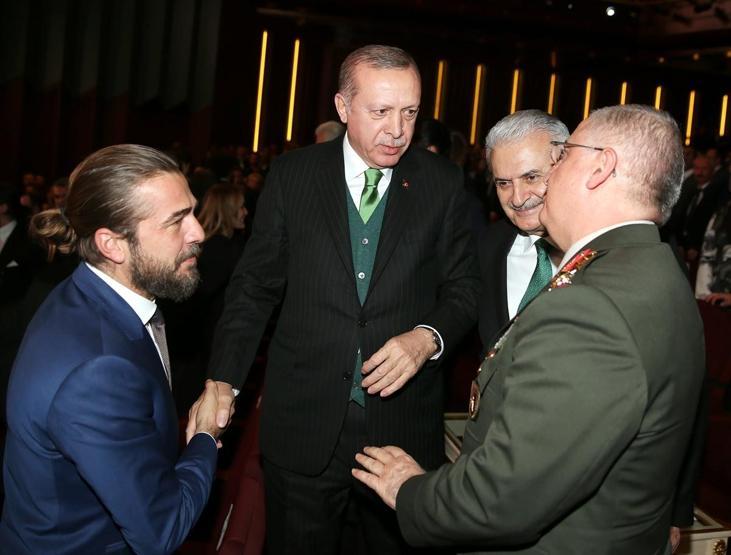 Cumhurbaşkanı Erdoğan Kut-ül Amare dizisinin tanıtım gecesinde