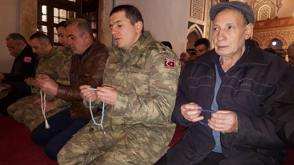 Kosovada, Afrinde şehit düşen Türk askerleri için dualar okundu