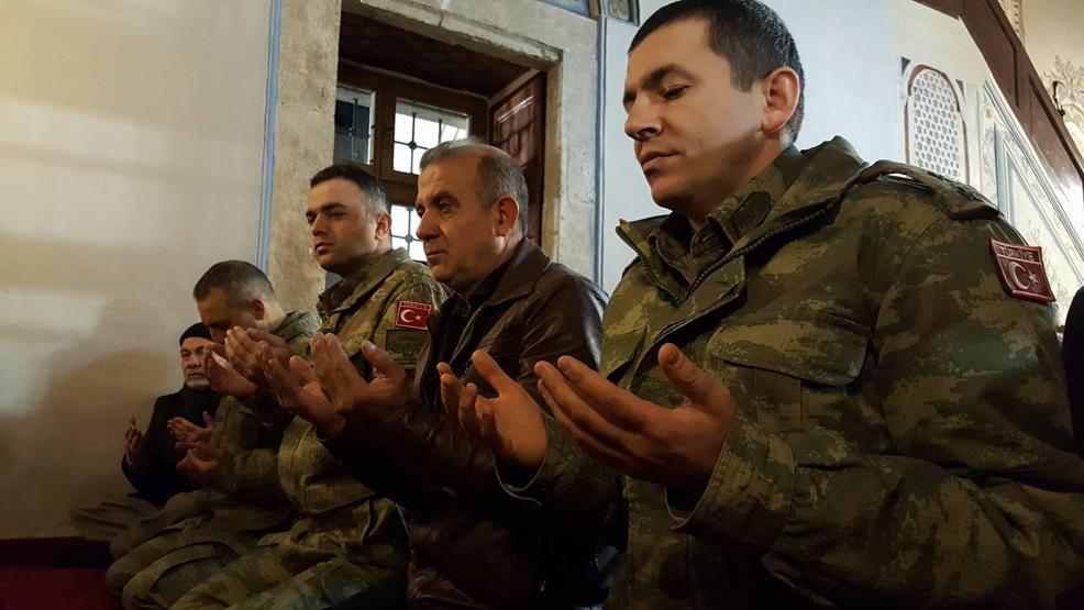 Kosovada, Afrinde şehit düşen Türk askerleri için dualar okundu