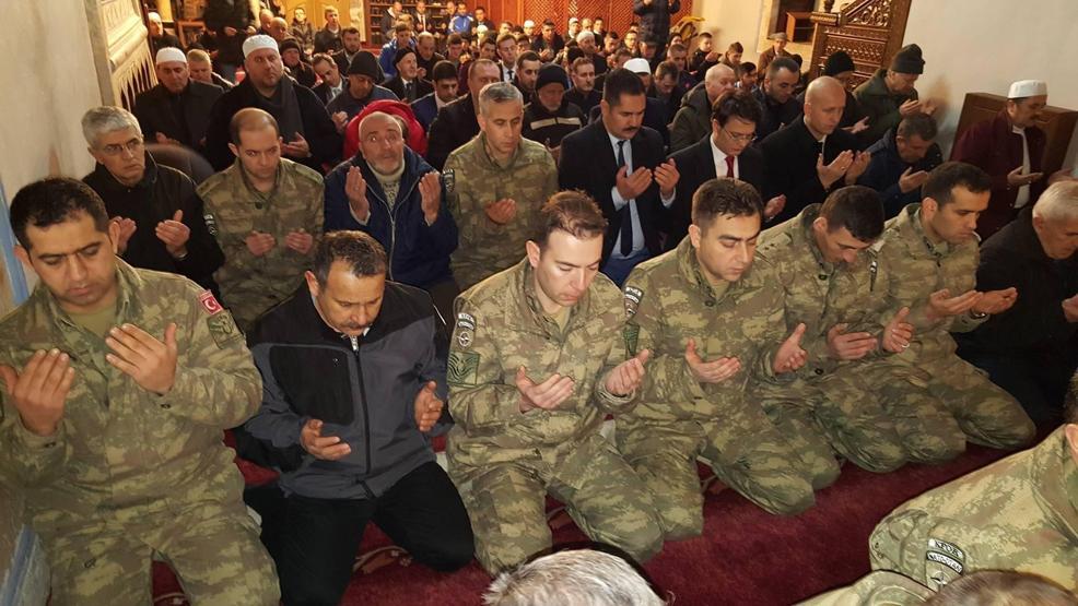 Kosovada, Afrinde şehit düşen Türk askerleri için dualar okundu
