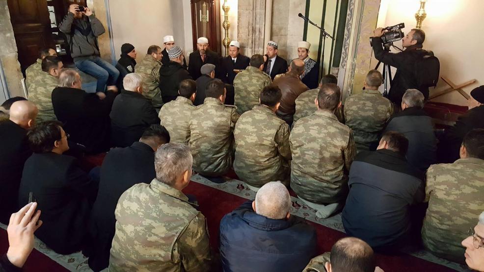 Kosovada, Afrinde şehit düşen Türk askerleri için dualar okundu