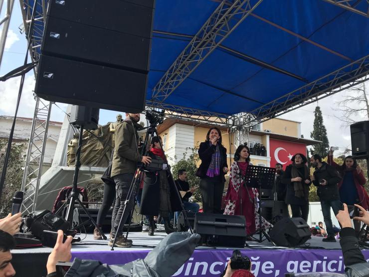 Bakırköyde 8 Mart mitingi
