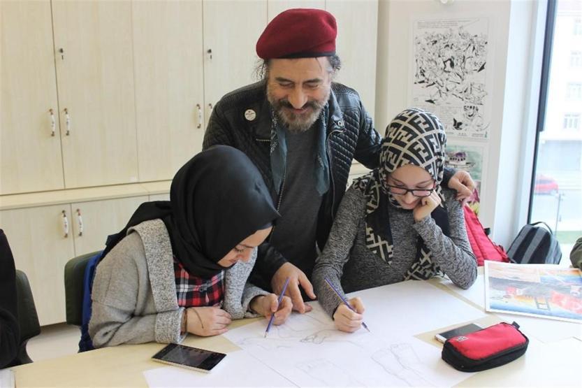 Sancaktepe Belediyesi çizgi roman okulu açtı: Spiderman, padişaha karşı