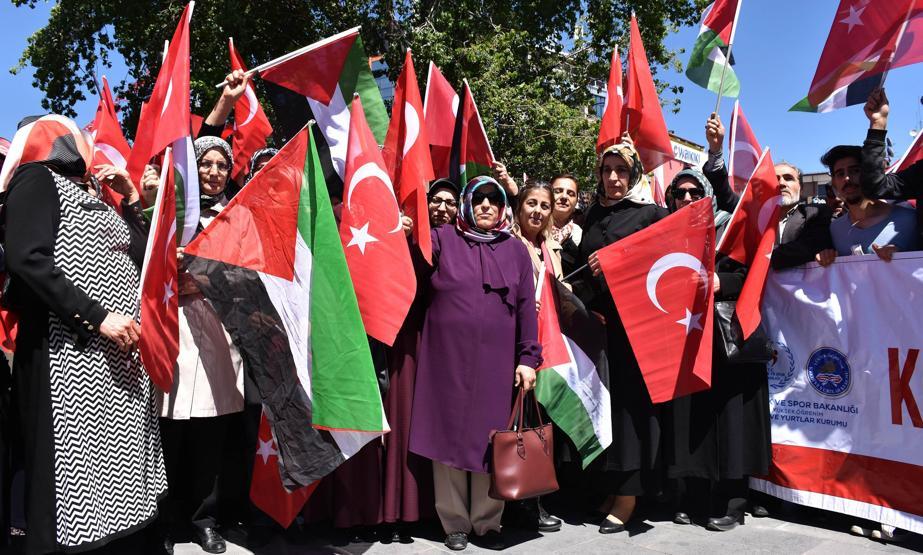 Türkiye Filistin için ayakta